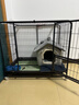 IXJSN狗狗籠子中型犬家用大型犬特價(jià)清倉中小型犬帶廁所分離寵物兔子籠 黑色 加厚加大L-大型長(cháng)93寬63高82 曬單實(shí)拍圖