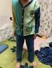 汪汪隊立大功兒童家居服套裝春秋長(cháng)袖款男女童純棉開(kāi)衫睡衣夏季空調服 藏青140 曬單實(shí)拍圖