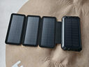 喜越太陽(yáng)能充電寶20000毫安大容量3C認證戶(hù)外三防2萬(wàn)移動(dòng)電源5萬(wàn)適用于蘋(píng)果華為小米手機快充通用電源 20000毫安戶(hù)外三防4面8W+自帶4線(xiàn)+無(wú)線(xiàn)充 曬單實(shí)拍圖