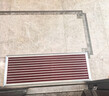 德潔鋁合金地墊定制 入戶(hù)門(mén)防滑墊 平鋪式門(mén)口腳墊 商用灰色臺階戶(hù)外 直鋪式 紅色（無(wú)需開(kāi)槽） 120cm*60cm 1件數 (含邊框尺寸 入戶(hù)單門(mén)) 曬單實(shí)拍圖
