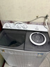 小鴨【官方店】半自動(dòng)洗衣機迷你小型波輪大容量租房宿舍家用雙桶雙缸分區脫水甩干老式強力去污 15.5KG  洗10+脫5.5+強勁電機終生聯(lián)保 雙缸 曬單實(shí)拍圖