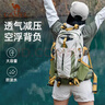 駱駝（CAMEL）登山包戶(hù)外男女運動(dòng)雙肩包防水旅游徒步爬山旅行包2S04001C淺卡其 曬單實(shí)拍圖