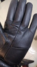 卿卿語(yǔ)絲 QININYUSI羊皮手套男女加絨加厚真皮保暖冬季騎行電動(dòng)車(chē)摩托車(chē)防水防風(fēng) 羊皮加絨男士紐扣 曬單實(shí)拍圖