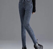 真維斯（Jeanswest）牛仔褲子女2025秋季高腰彈力緊身修身小腳褲子女鉛筆褲藍灰色29 曬單實(shí)拍圖