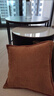 【特惠】沙發(fā)靠墊靠背墊腰墊靠枕雪尼爾抱枕套含芯酒店樣板間民宿 焦糖色-平紋雪尼爾 40cm*40cm 枕套 曬單實(shí)拍圖