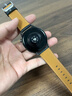 Woalmorn適用華為手表表帶Watch GT6/gt5/4/3時(shí)尚真皮Buds原裝Watch5/4/Pro手表帶表盤(pán)接口寬度22mm曜石黑 曬單實(shí)拍圖