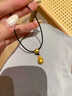 海上羅孚黃金蘋(píng)果吊墜女999足金平安果項鏈鎖骨鏈平安夜圣誕節禮物送女友  吊墜禮盒定金 曬單實(shí)拍圖
