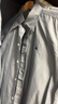 布克兄弟（BrooksBrothers）男士春夏牛津紡紐扣領(lǐng)logo休閑襯衫 0001-灰色 M 曬單實(shí)拍圖