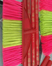 芙熙木 硬毛塑料掃把批發(fā)家用戶(hù)外環(huán)衛掃地掃帚學(xué)校大掃除掃把頭5把裝 曬單實(shí)拍圖