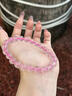 洛希曼天然粉水晶手鏈女手串本命年招財新年情人節生日禮物送女友老婆 【珍藏級】8mm粉水晶+證書(shū) 曬單實(shí)拍圖