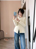 翊尚美羽絨棉服內膽短外套女冬新款女羊毛內膽輕薄上衣外穿小香風(fēng)外套 白色 【精選羊毛100%填充】 XL 【120-140斤】 曬單實(shí)拍圖
