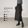 韓都衣舍【高級感秋裝穿搭毛呢半裙】直筒裙2025百搭顯瘦半身裙女春秋 曬單實(shí)拍圖