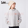 Lee童裝搖粒絨外套秋冬男童女童單穿內膽兒童舒適上衣 貝殼灰 150 曬單實(shí)拍圖