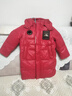雪中飛兒童羽絨服Kids童裝中長(cháng)款時(shí)尚立領(lǐng)可拆卸帽簡(jiǎn)約百搭外套 130 曬單實(shí)拍圖