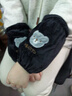 察今兒童袖套男孩幼兒園秋冬學(xué)生套袖短款成人2025新款羽絨服護袖頭 可愛(ài)小熊袖套【深咖】 曬單實(shí)拍圖