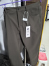 棉先生零壓通勤軟殼直筒休閑褲男 秋季輕量易打理直筒褲彈力長(cháng)褲 橡木棕 33 曬單實(shí)拍圖