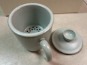 周澤堂[新年禮物]天青汝窯 陽(yáng)明辦公杯380ml景德鎮高檔陶瓷禮盒茶水分離 曬單實(shí)拍圖