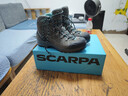 SCARPA思嘉帕戶(hù)外鞋登山鞋岡仁波齊專(zhuān)業(yè)防水防滑耐磨高幫穿越版徒步鞋 女款-鈦灰拼藍色大一碼拍 37 曬單實(shí)拍圖