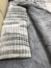 南極人（Nanjiren）兔兔絨床上四件套牛奶絨冬季加厚加絨裸睡毛絨被套200x23cm被罩套 兔毛絨七彩灰【軟糯舒適 溫暖加倍】 1.8m 床單款 四件套 -被套200x230cm 曬單實(shí)拍圖