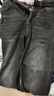 杰克·瓊斯（JACK&JONES）25年男裝秋冬季903直筒牛仔褲男黑灰色彈力休閑寬松潮流褲子品牌 152深灰牛仔-非涼感第二批 寬松直筒，卡碼拍小 28 165 W28/L30 曬單實(shí)拍圖
