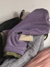 檸檬寶寶兒童帽子圍脖一體男女童秋冬套頭帽保暖防風(fēng)戶(hù)外護耳帽 薰衣紫 曬單實(shí)拍圖