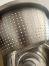 萊柏頓 316L不銹鋼漏盆洗菜盆瀝水籃食品級洗米篩淘米盆濾水菜盆水果籃 【30cm】316L鋼漏盆+實(shí)盆 曬單實(shí)拍圖