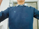 HLA海瀾之家中華龍系列加絨長(cháng)袖針織衫男25假兩件毛衣男冬季 曬單實(shí)拍圖