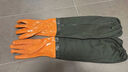 靜閑居抓魚(yú)手套趕海手套加長(cháng)水產(chǎn)洗車(chē)防水防割殺魚(yú)專(zhuān)用手套冬季長(cháng)袖加絨 【橘色】布里松緊口長(cháng)袖手套 1雙 曬單實(shí)拍圖