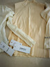 晚白【斷碼清倉】設計感內搭單穿薄款毛衣修身套頭針織衫女 米白色 L 曬單實(shí)拍圖