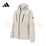 阿迪達斯（adidas）加絨外套戶(hù)外連帽訓練休閑運動(dòng)男裝KG8967 奇跡礬土棕 L 曬單實(shí)拍圖