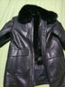 皮爾卡丹（pierre cardin）中長(cháng)款真皮皮衣男士【頭層山羊皮】皮夾克翻領(lǐng)爸爸外套男裝 曬單實(shí)拍圖