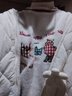 夏雨瑤設計感小貓刺繡針織衫毛衣女2025年秋季新款日系軟糯休閑寬松上衣 白色 M 建議95-105斤 曬單實(shí)拍圖