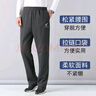 秋冬季褲子男加絨運動(dòng)褲男中老年人棉褲男士休閑褲保暖直筒長(cháng)褲男 深藍色 3XL 大號-180斤內穿 曬單實(shí)拍圖