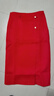 啄木鳥(niǎo)（TUCANO）高級感紅色毛呢半身裙女秋冬大碼小個(gè)子高腰顯瘦a字直筒包臀長(cháng)裙 紅色半身裙(優(yōu)質(zhì)版) 【收藏加購優(yōu)先發(fā)貨】 S 【80-100斤】 曬單實(shí)拍圖
