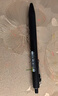 uni三菱 UMN-S-38小濃芯按動(dòng)中性筆 uni-ball one系列0.38mm簽字筆 黑桿黑色 5支裝  曬單實(shí)拍圖