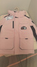 波司登冬季極寒加厚羽絨服兒童短款連帽加厚新國標90絨商場(chǎng)同款外套 極地粉1668 130 /64 體重約44-52斤卡碼拍大 曬單實(shí)拍圖