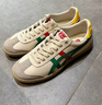 Onitsuka Tiger鬼塚虎復古德訓鞋男女板鞋運動(dòng)舒適休閑鞋TOKUTEN 1183C095 米色/綠色 37 曬單實(shí)拍圖