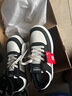 環(huán)球黑白熊貓鞋男2025爆款秋季透氣爆款休閑鞋運動(dòng)板鞋厚底增高小白鞋 曬單實(shí)拍圖