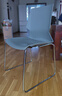 辦公椅批發(fā)塑料培訓椅可疊加學(xué)生培訓椅實(shí)心鋼筋椅子批發(fā) 灰色 曬單實(shí)拍圖
