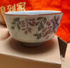 小野七天中式米飯碗家用復古陶瓷碗高顏值吃飯碗面碗甜品碗喝湯小碗 陶瓷宋式碗【紫藤絮語(yǔ)+夏日西瓜】 曬單實(shí)拍圖