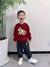 小豬班納（PEPCO）兒童套裝2026馬年加絨衛衣衛褲本命年紅色喜慶拜年服柔軟耐磨童裝 【馬年拜年服套裝】04 160 【推薦體重80-100斤】 曬單實(shí)拍圖