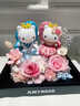 AMYROSE永生花hellokitty哈嘍凱蒂貓禮盒214情人節生日新婚禮物送女友 hellokitty-甜甜蜜蜜 曬單實(shí)拍圖