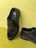 公羊皮鞋男鞋冬季新款頭層牛皮英倫風(fēng)商務(wù)正裝鞋男軟底上班通勤德比鞋 黑色【標準皮鞋碼】 41 (255mm) 曬單實(shí)拍圖
