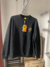 JEEP吉普衛衣男秋冬季寬松圓領(lǐng)長(cháng)袖T恤男士重磅休閑打底衫男裝黑色2XL 曬單實(shí)拍圖