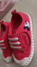 迪士尼迪士尼童鞋男童休閑鞋輕便米奇卡通刺繡中小童女童帆布鞋 紅色 27 鞋內長(cháng)16.7cm 曬單實(shí)拍圖