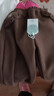 沁悅（QINYUE）女童褲子春秋外穿2025新款女寶寶中小兒童冬季加絨一體絨加厚長(cháng)褲 兩個(gè)小兔褲子.深咖色 (加一體絨) 120 適合身高105-115厘米 曬單實(shí)拍圖