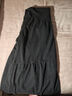 對白復古背心裙無(wú)袖連衣裙女2025冬季新款設計感分割寬松疊穿長(cháng)裙 黑花灰 S 曬單實(shí)拍圖