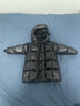 高梵黑金兒童鵝絨服5.0長(cháng)款男女童加厚防風(fēng)帽羽絨服 YT黑色 100 曬單實(shí)拍圖