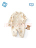 舒貝怡嬰兒衣服新生兒連體衣春秋季寶寶長(cháng)袖哈衣保暖服睡衣爬服小熊 66 曬單實(shí)拍圖