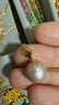 天使之淚18K金淡水珍珠項鏈愛(ài)迪生珍珠吊墜生日禮物女送女友送閨蜜 曬單實(shí)拍圖